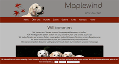 Desktop Screenshot of maplewind.de